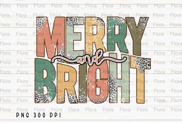 Download Merry and Bright Christmas Leopard PNG - Merry Collection