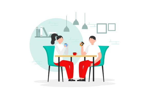 Download Illustration of Casual Chat - Chat Collection