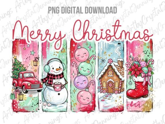 Download Merry Christmas Holiday Brushstroke PNG - Merry Collection